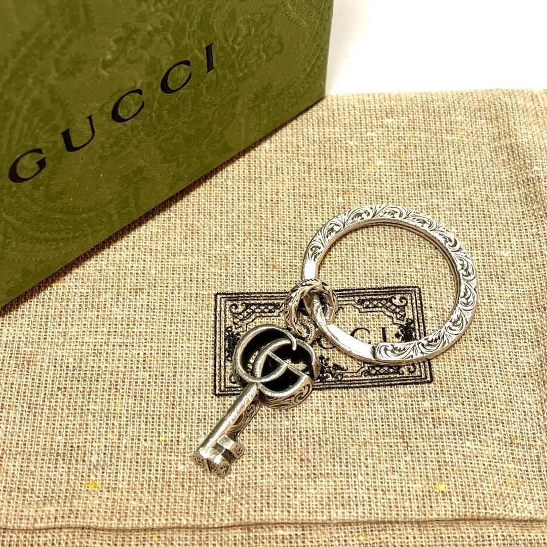 【廃盤品】GUCCI グッチ アラベスク マーモント キー キーリング