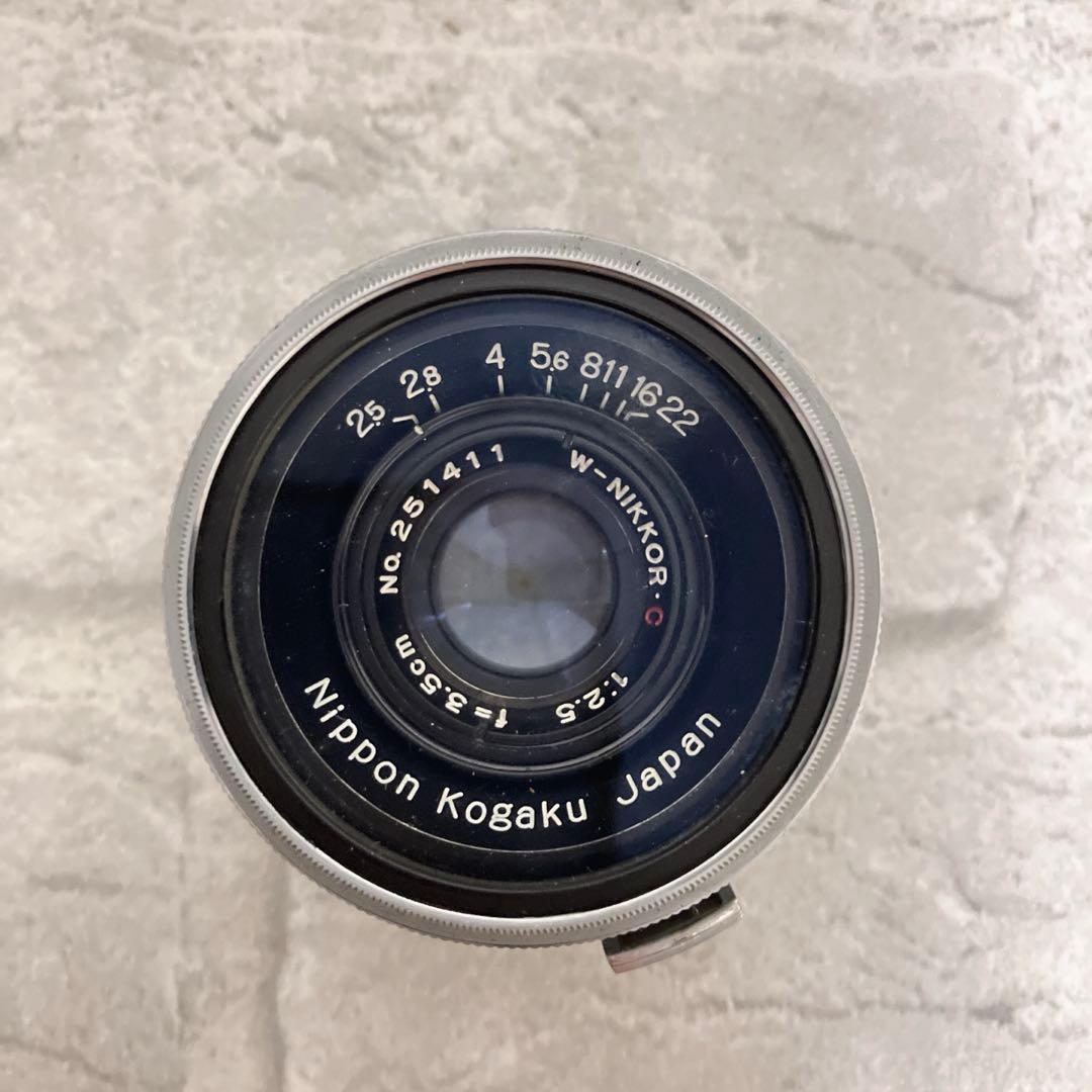 Nicon ニコンS W-NIKKOR・C 1:2.5 f=3.5cm カメラ