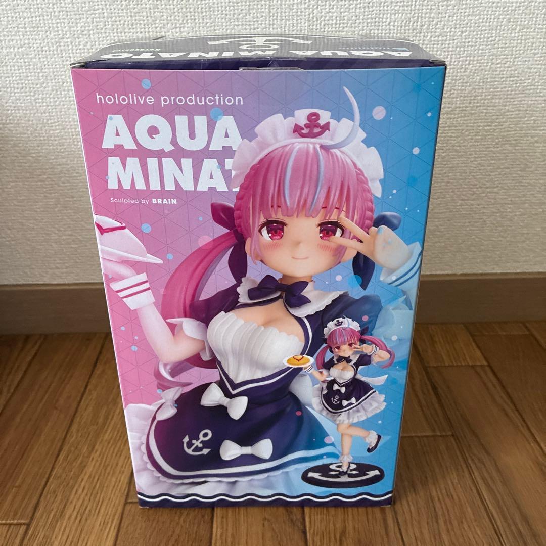 湊あくあ 1/7スケール 塗装済み完成品 フィギュア顔パーツ付 開封済み