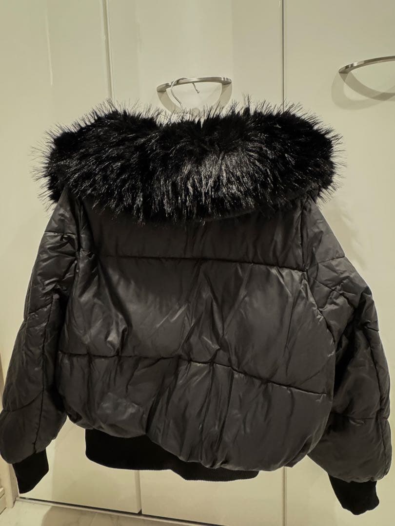 emmy ビッグカラーファータッチブルゾン ダウン