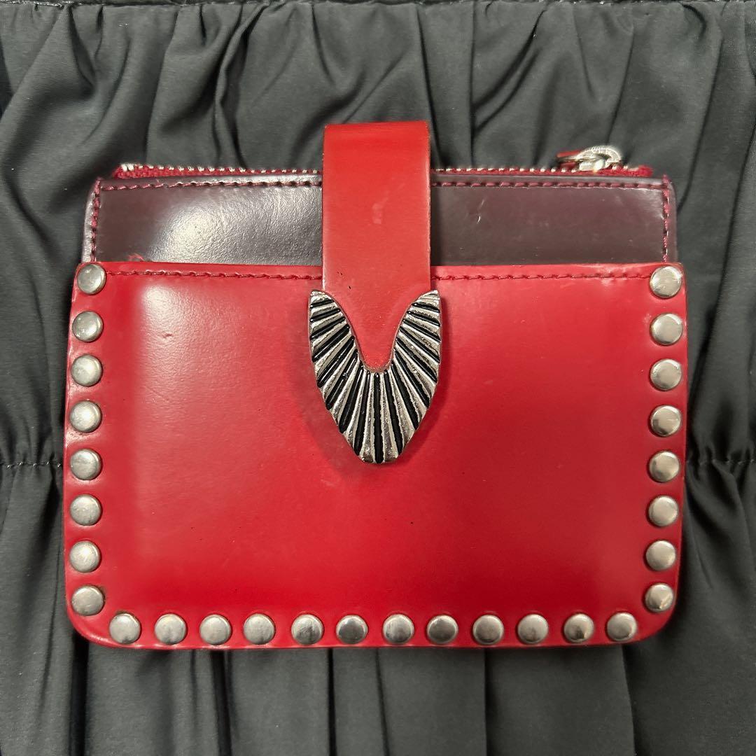 TOGA PULLA トーガプルラ Leather wallet ミニ財布