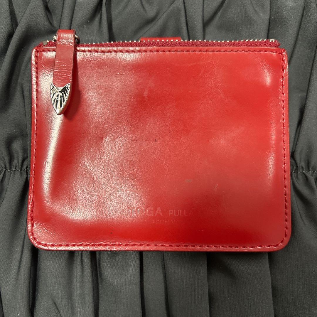 TOGA PULLA トーガプルラ Leather wallet ミニ財布