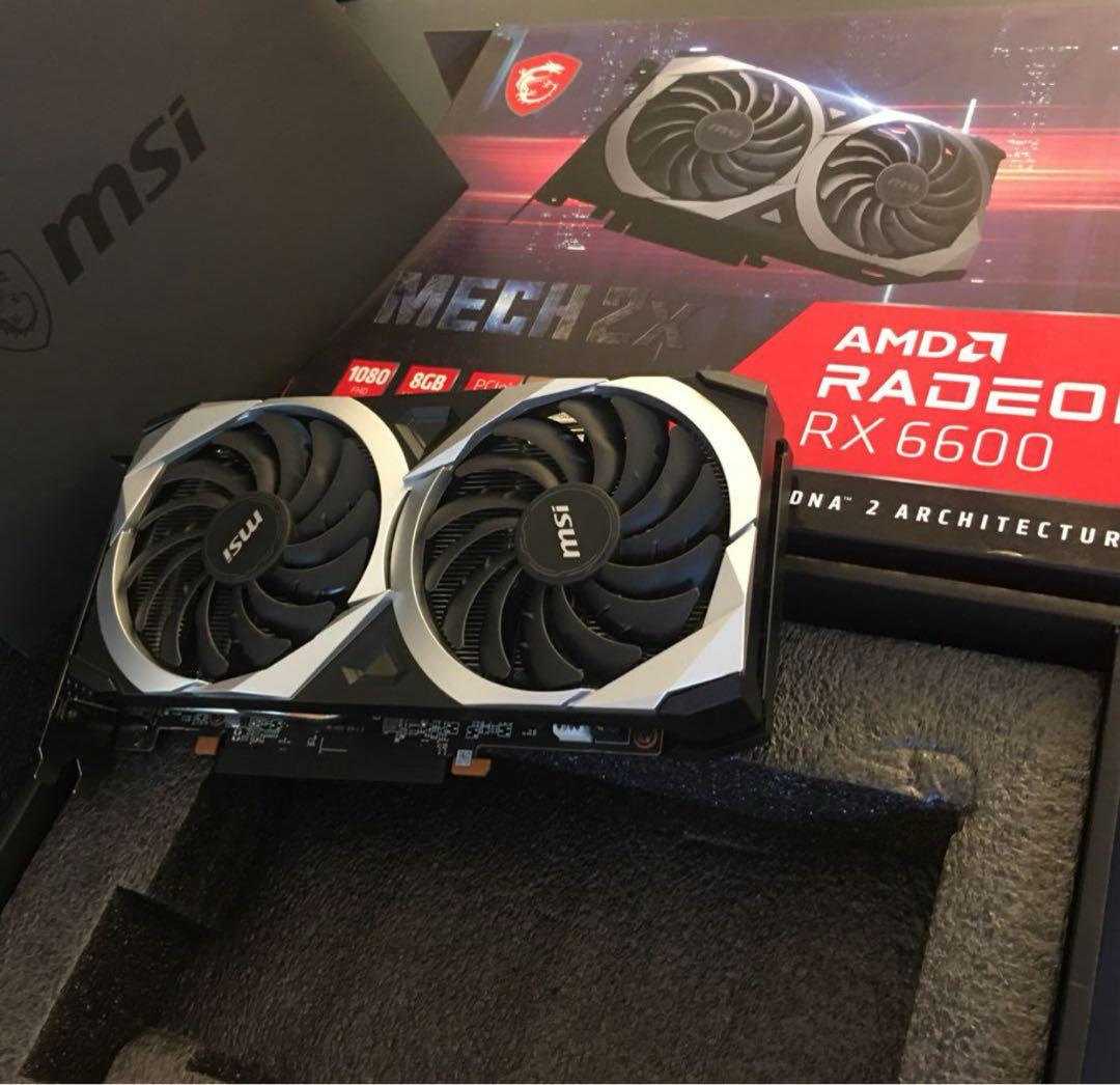 ［美品］MSI RADEON RX 6600 MECH 2X 8G