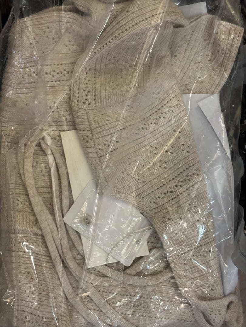 トップス ANDMARY Raelynn knit tops beige