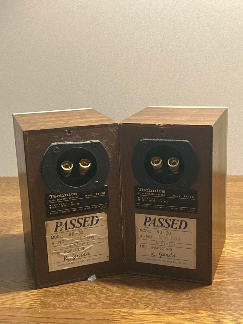 【Technics （テクニクス）SB-30・フルレンジスピーカー/ペア】