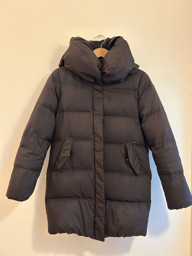 アーバンリサーチドアーズMULARD DOWN フード付きダウンコート ブラック