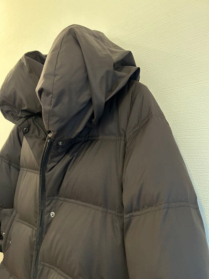 アーバンリサーチドアーズMULARD DOWN フード付きダウンコート ブラック