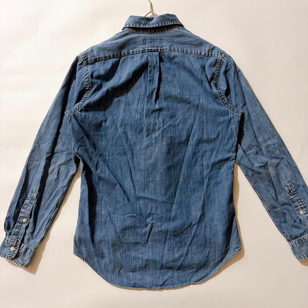 定番✨️ラルフローレン デニムシャツ ポニー刺繍 CLASSIC FIT S
