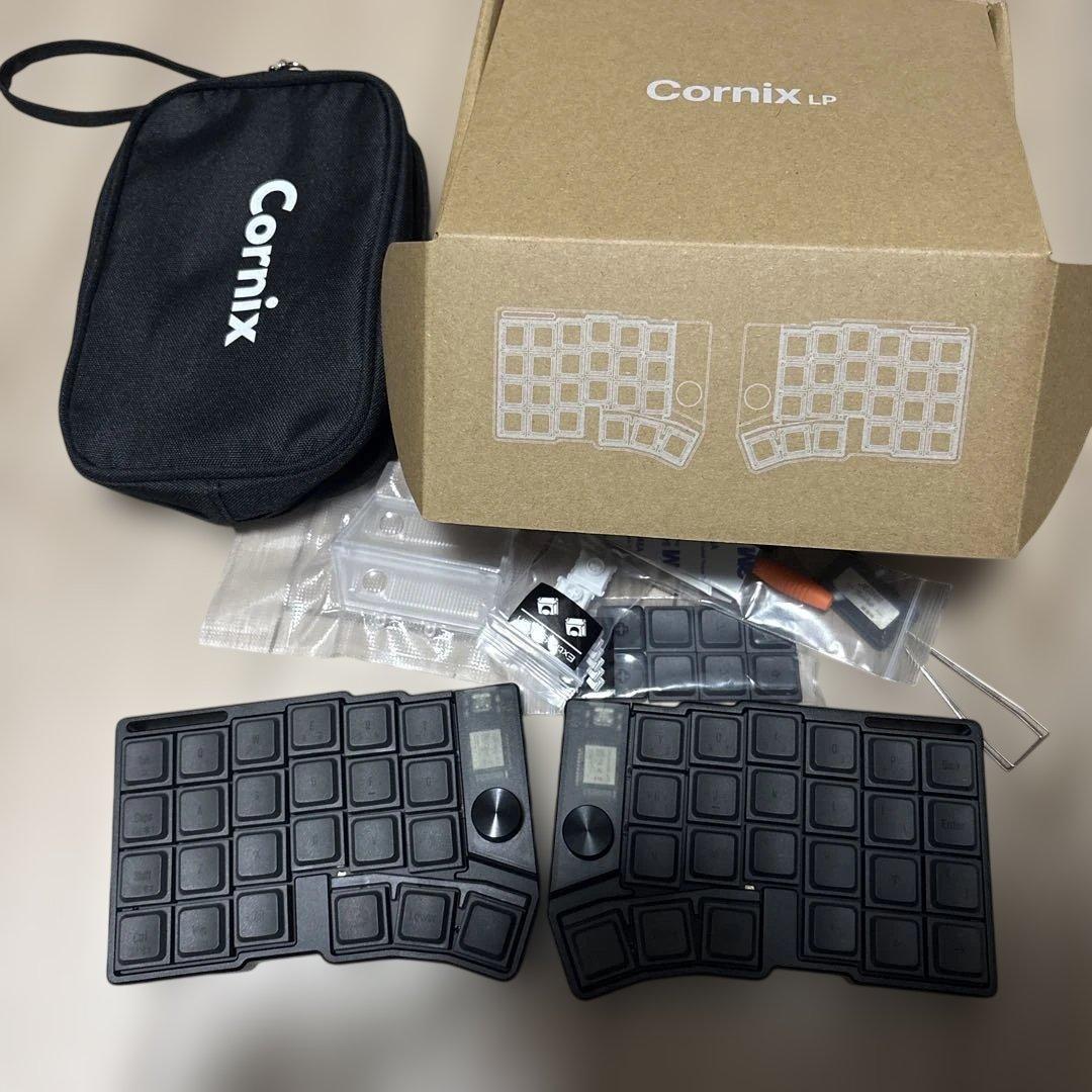 【即日配送】cornix lp 無線分割キーボード New Black