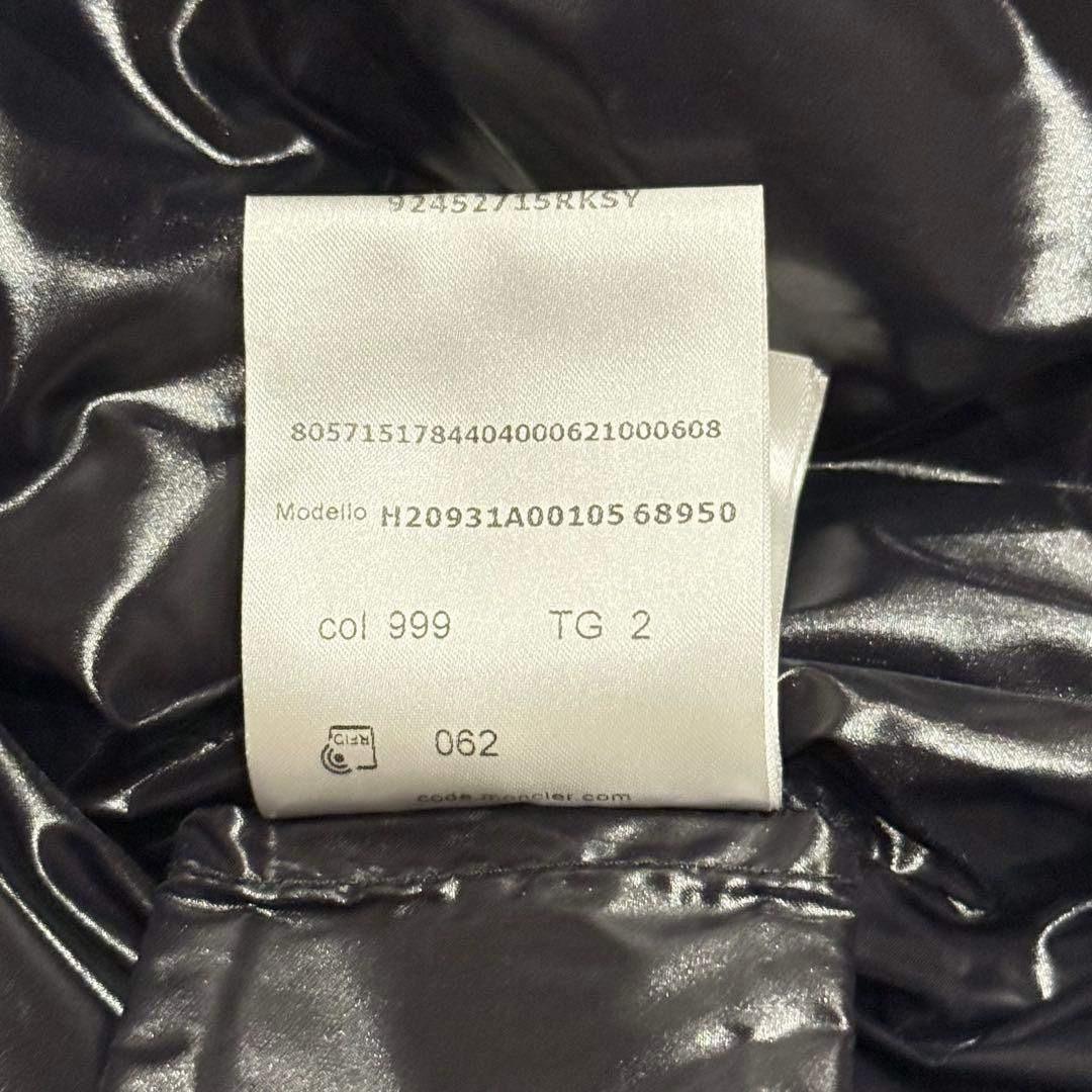 極美品 モンクレール ダウンジャケット GERS ブラック 2サイズ