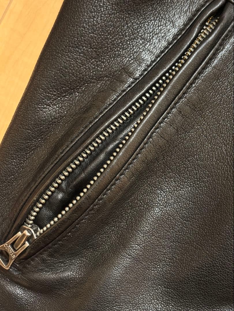 BANANA REPUBLIC ブラック レザー ジャケット