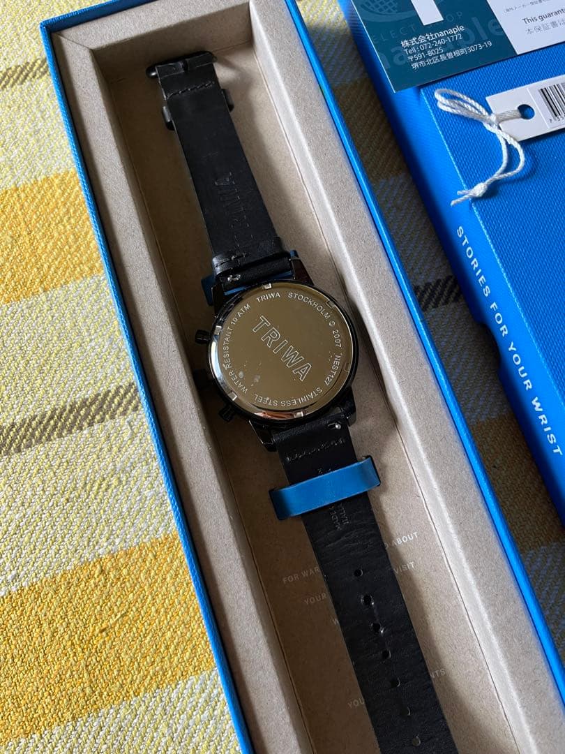 【TRIWA】腕時計 NIGHT NEVIL 黒