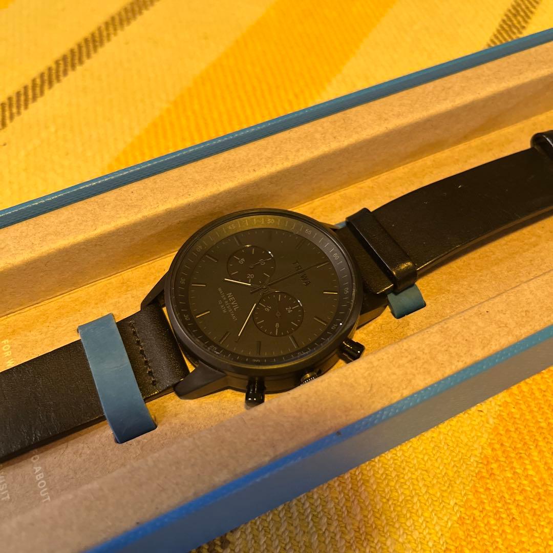 【TRIWA】腕時計 NIGHT NEVIL 黒