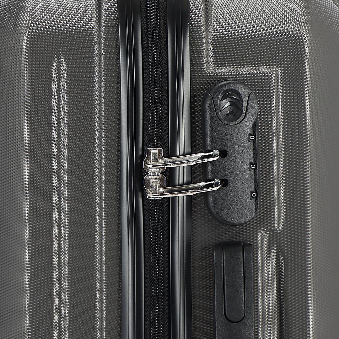 格安スーツケース・キャリーケース 3点セット　Sサイズ機内持ち込み　グレー色