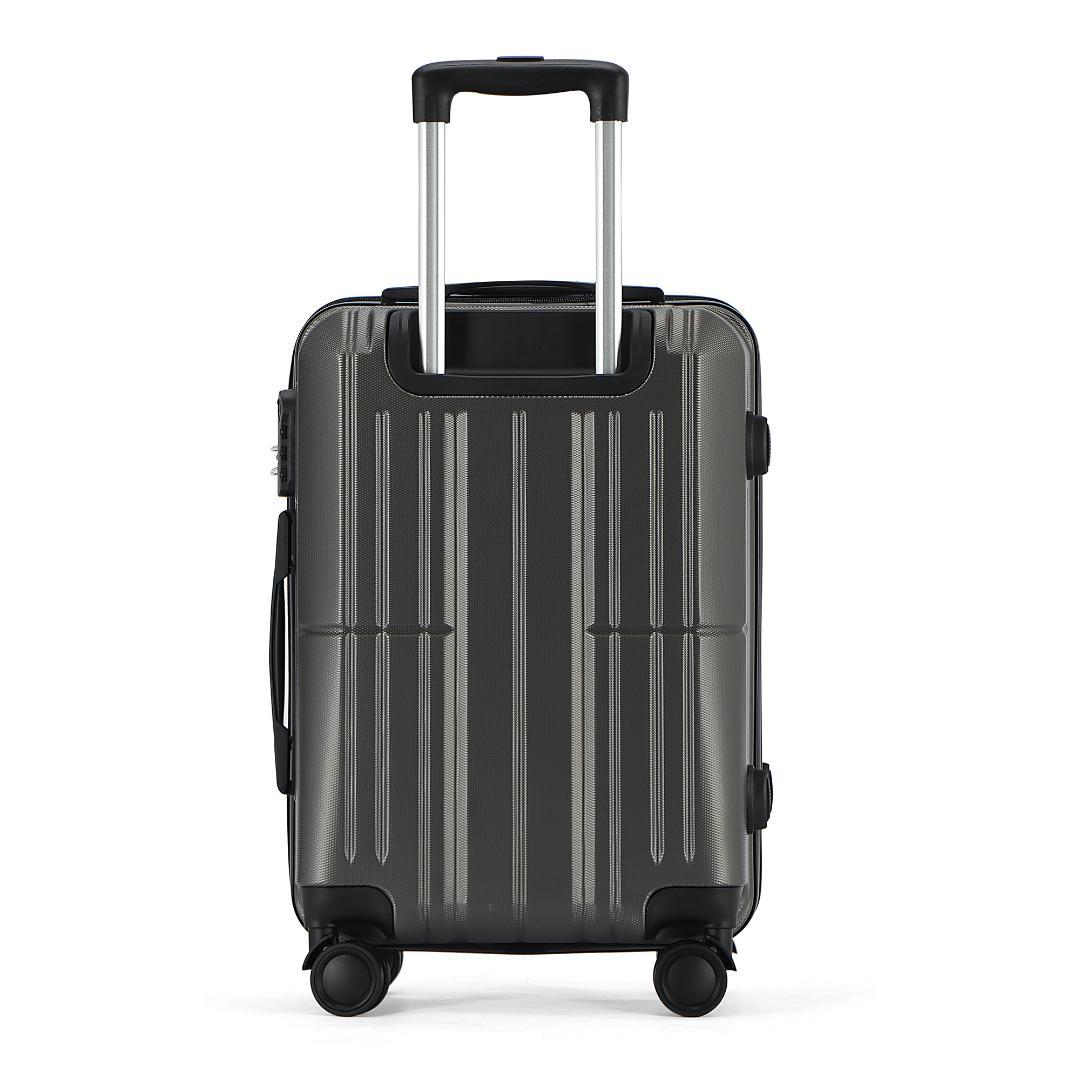 格安スーツケース・キャリーケース 3点セット　Sサイズ機内持ち込み　グレー色