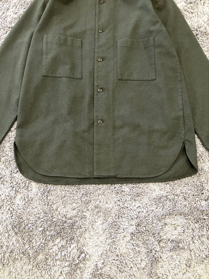 コンフェクト CONFECT コットン　ウール　ハイネック　長袖シャツ　コモリ