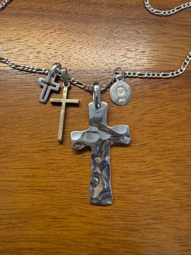 【amp japan】クロスネックレス シルバー925 十字架