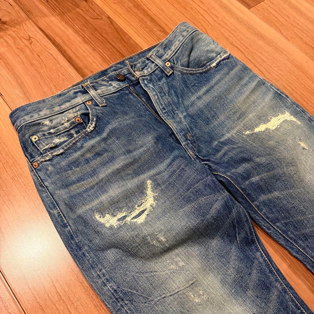 【フルリペア！】LEVI‘S 505 LVC1967 W32【鬼ヒゲ！ハチノス】