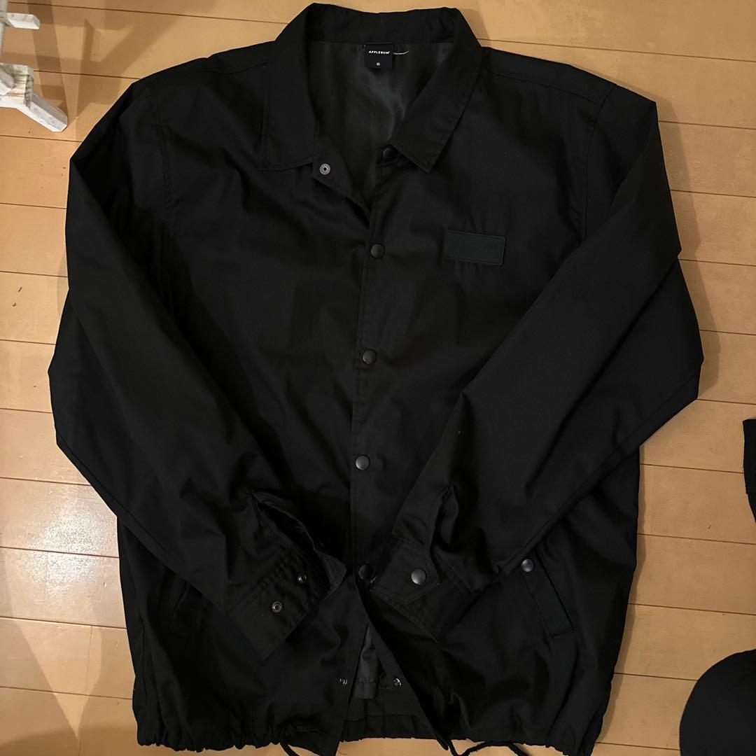 user_9d7218bb　APPLEBUM ブラック ナイロンジャケット
