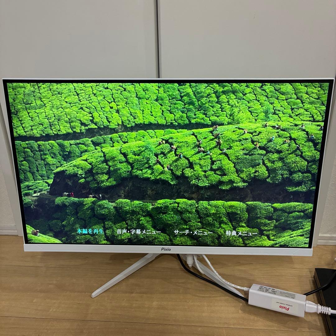 美品！！PIXIO 白 ゲーミングモニター 27インチ 160Hz 4K