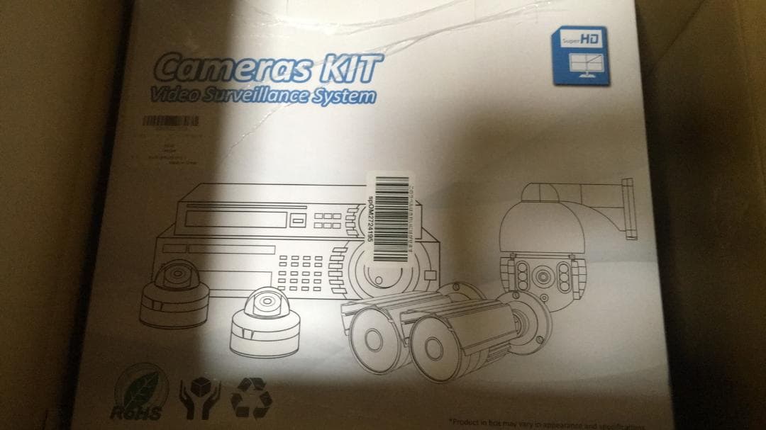 防犯カメラセット ワイヤレス 屋外 屋内 1080Ｐ ４台 無線 1ＴＢ