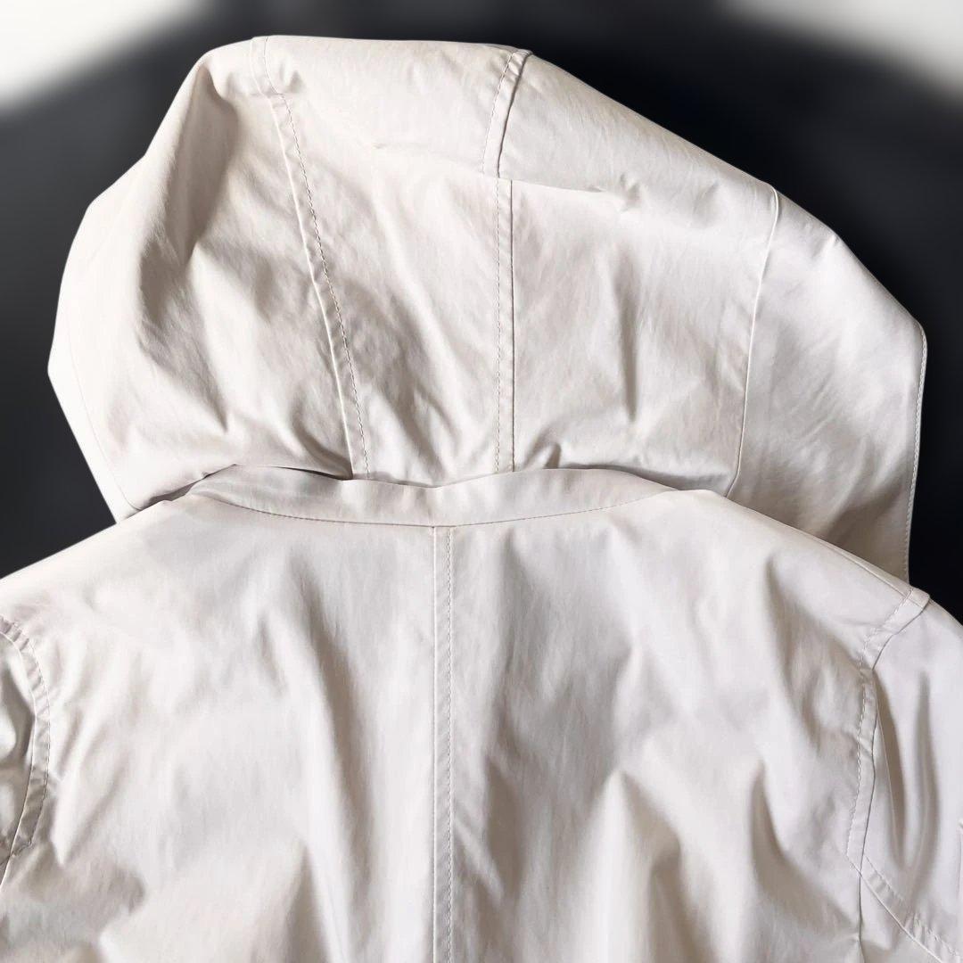 未使用級 アナイ ブライトツイルライナー付モッズコート オフ白 2024✨ 38
