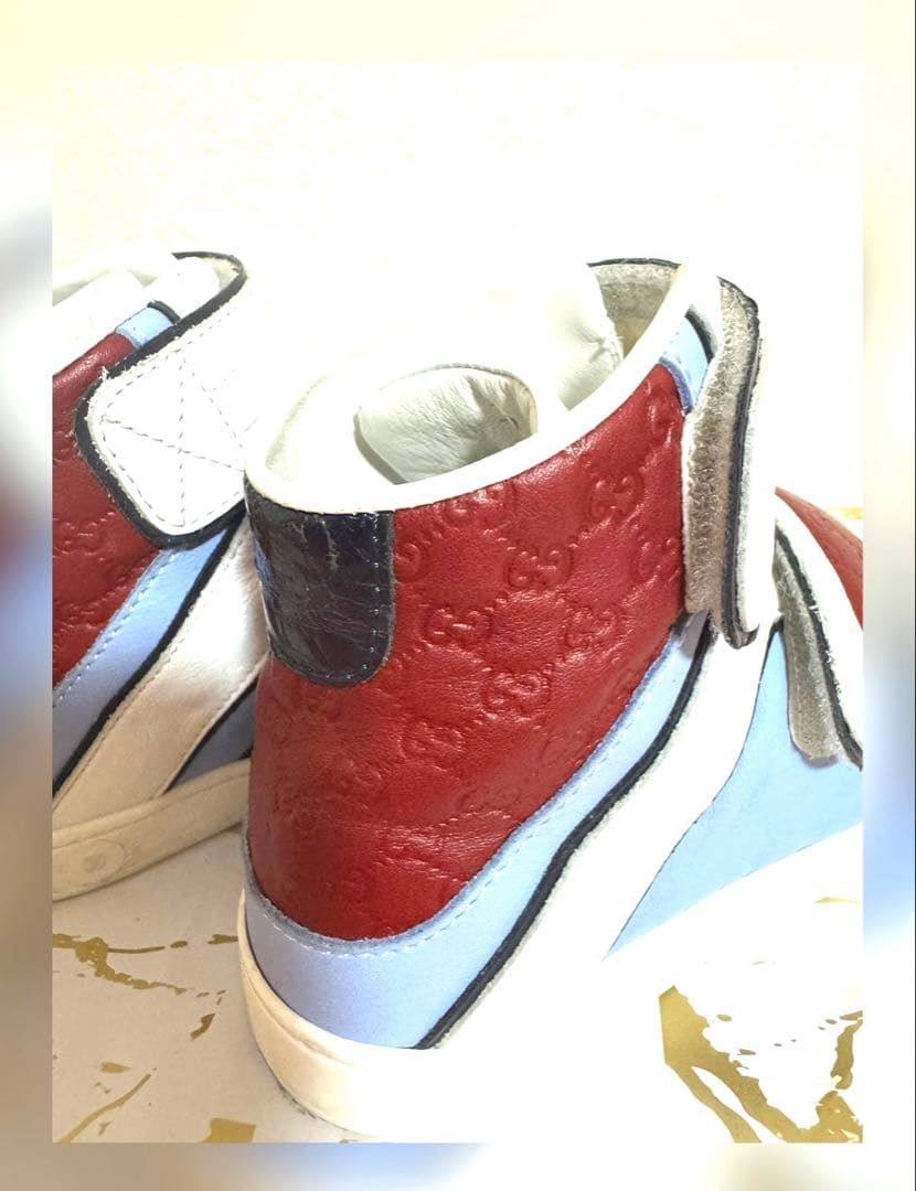 ルルロロ様 (美品) GUCCI kids キッズ スニーカ 30 19cm