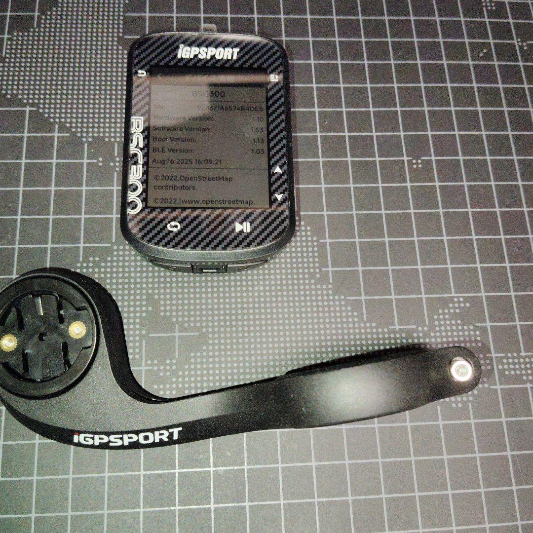 iGPSPORT BSC300 サイクルコンピューター本体マウント付き