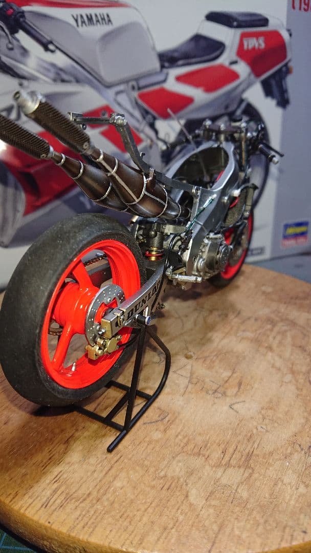 ヤマハ TZR3MA(改)88\"TZ250M本間利彦仕様 完成品 ハセガワタミヤ