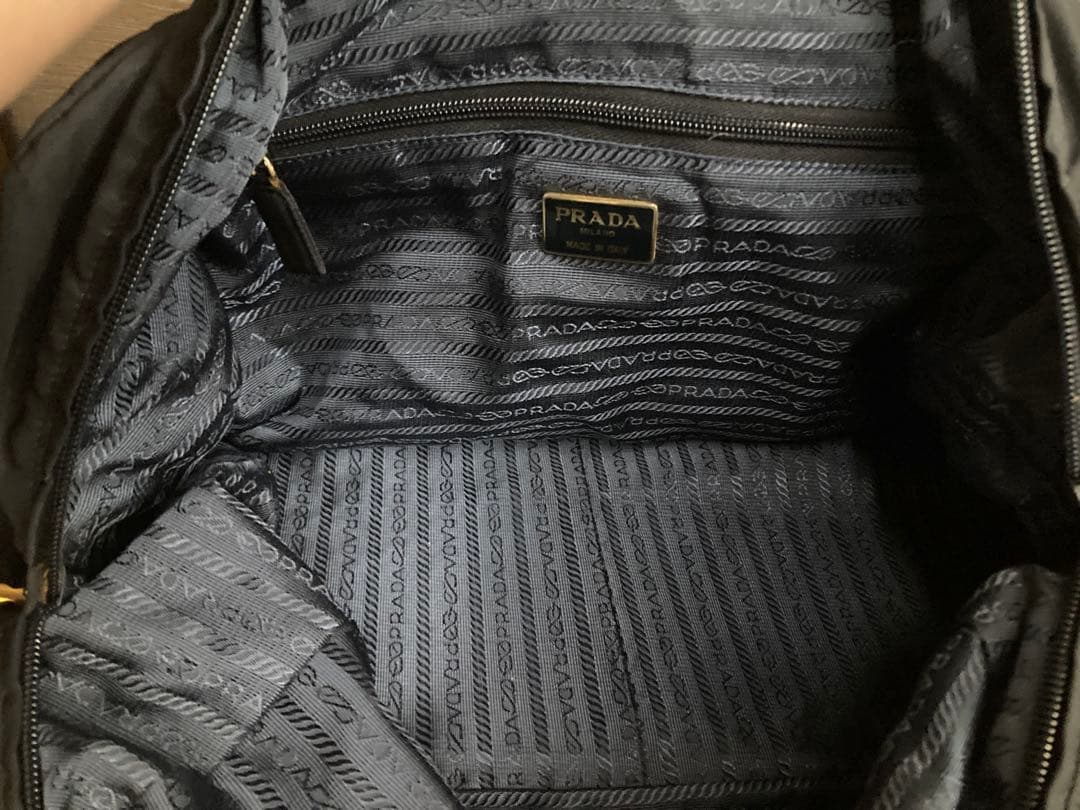 最終お値下げ　PRADA ブラック ボストンバッグ