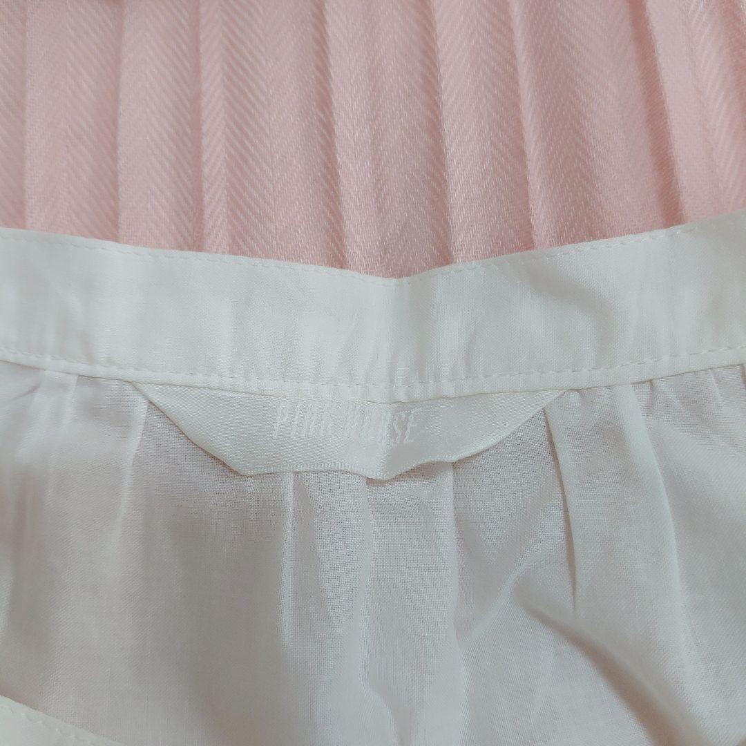 PINK HOUSE　ピンクハウス　スカート ティアード　リボン　レース　ロング