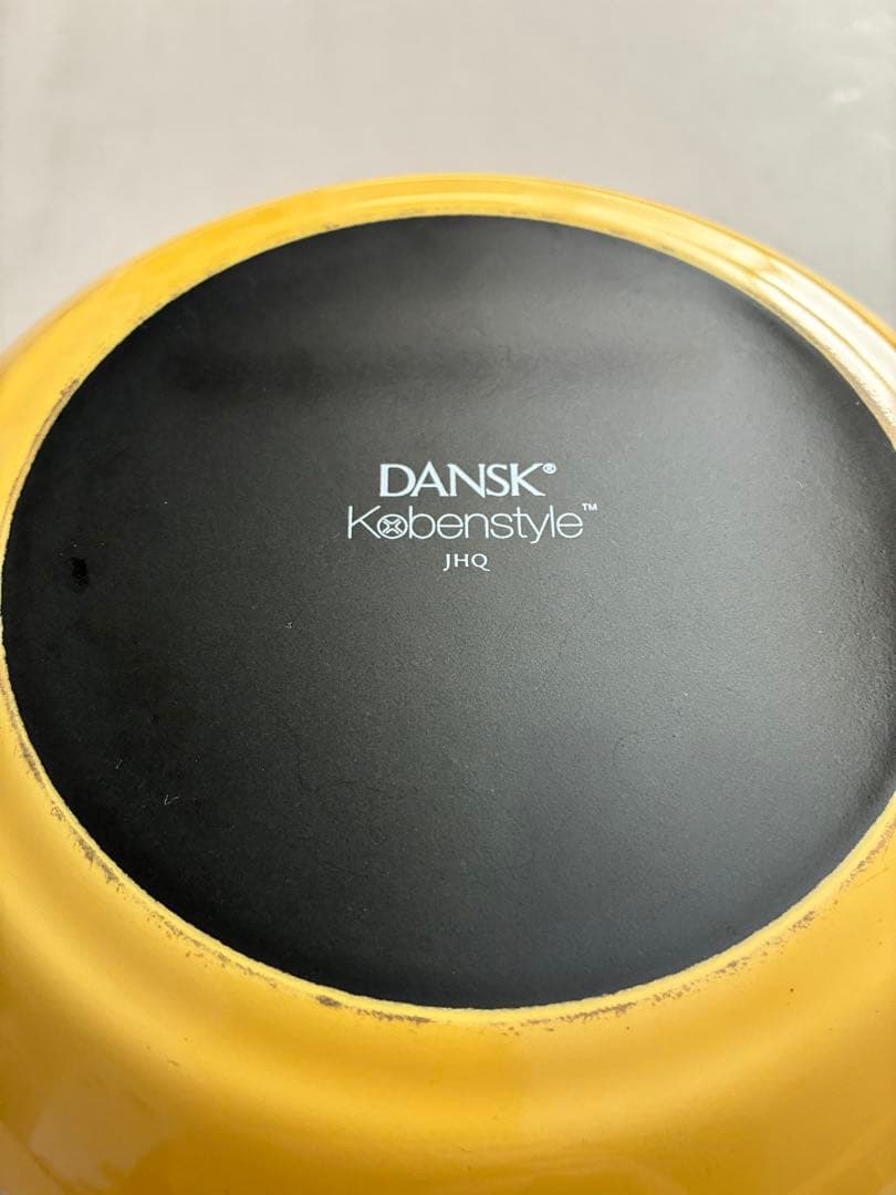 【DANSK Kobenstyle】 イエロー 両手鍋