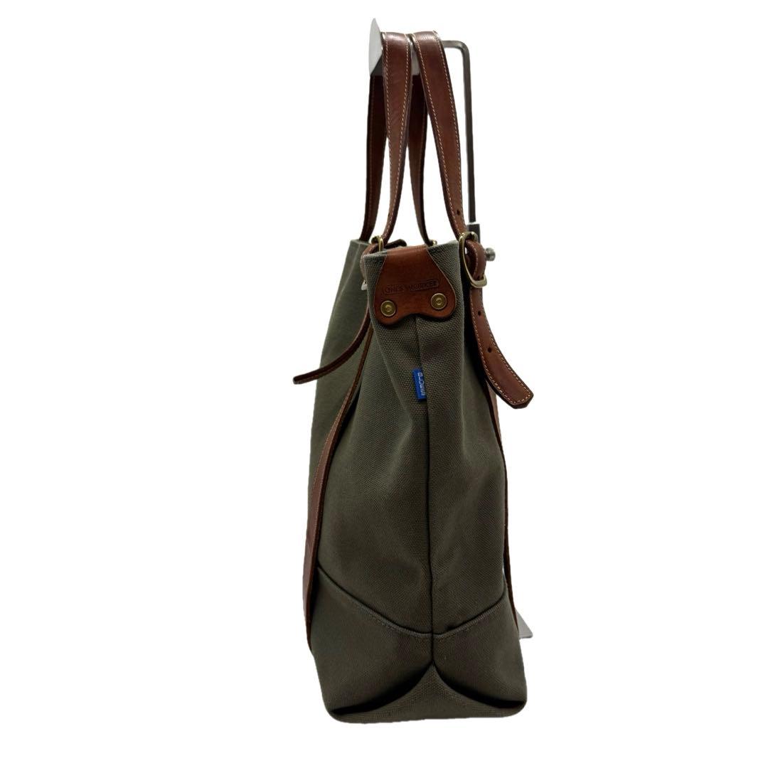 極美品 ONESWORKER ワンズワーカー トートバッグ 本革 キャンバス