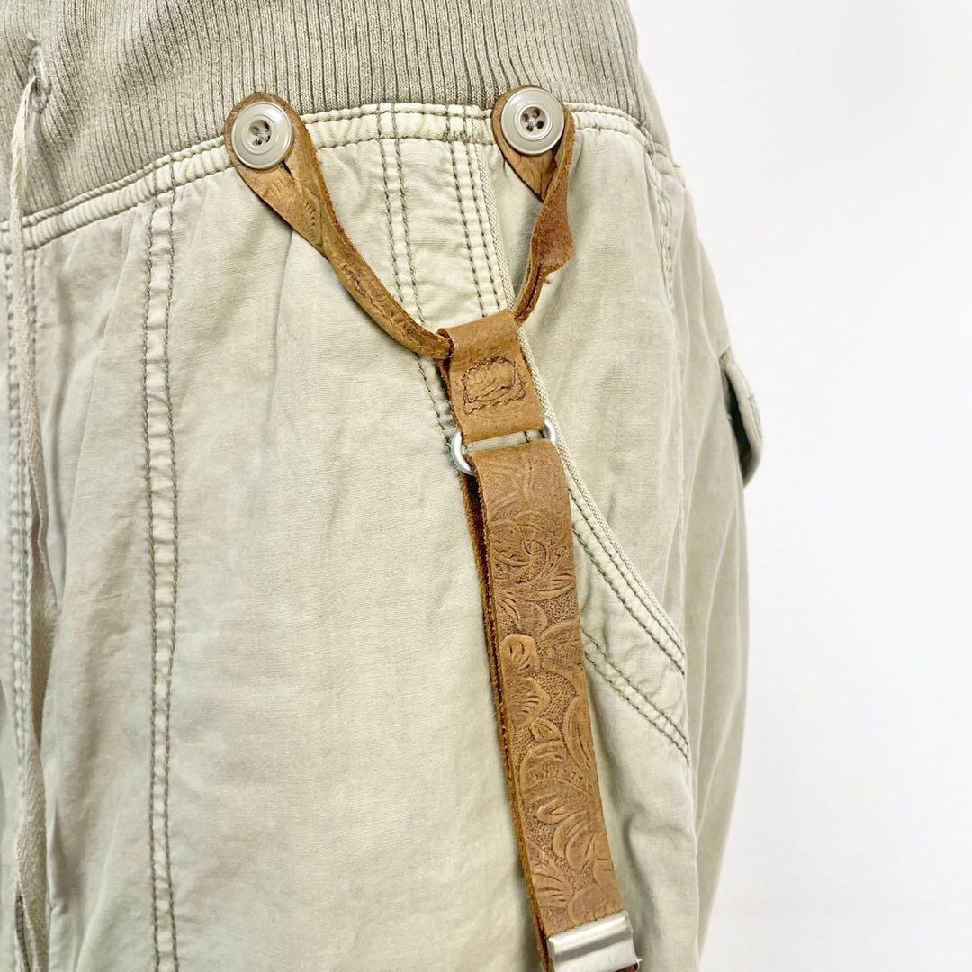 y2k❤️ 00s goa マルチジップ ギミック カーゴ スカート