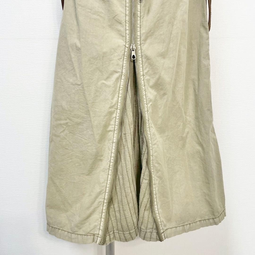 y2k❤️ 00s goa マルチジップ ギミック カーゴ スカート