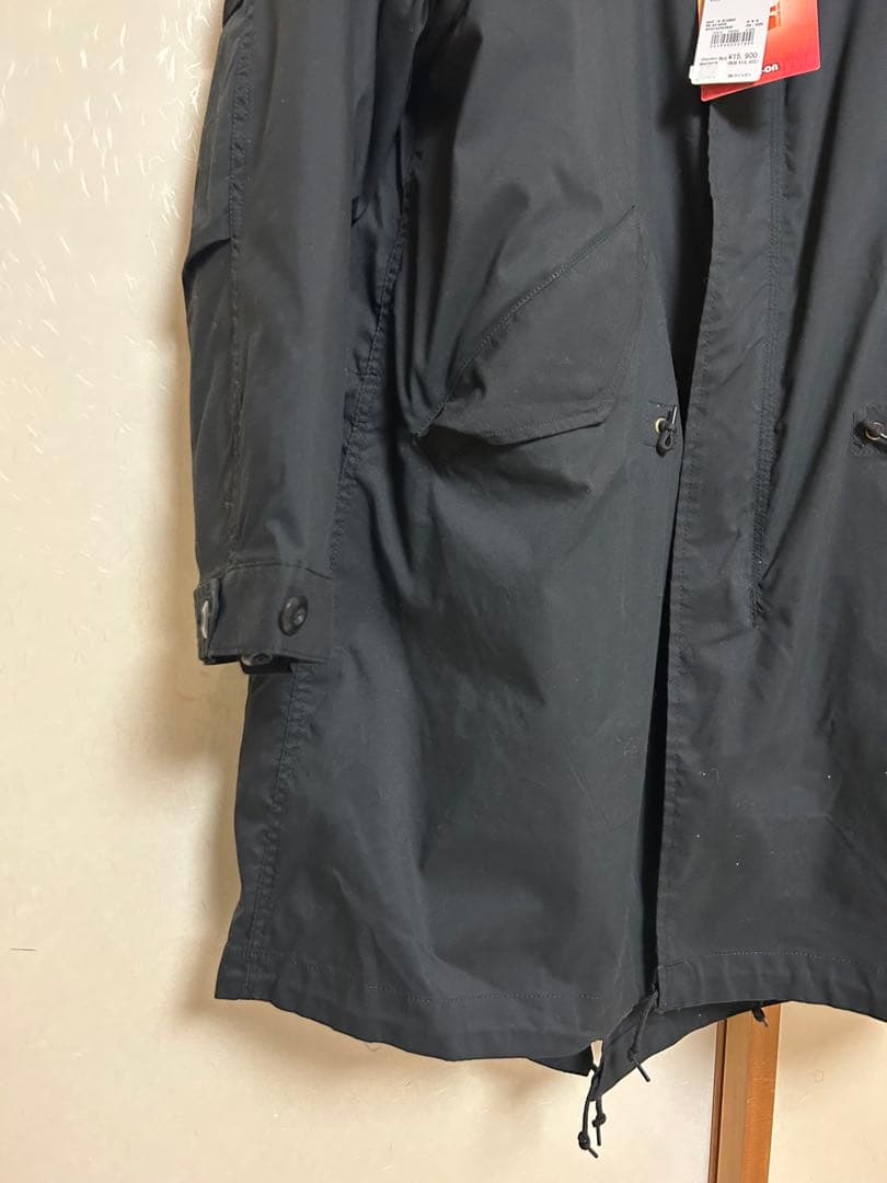 新品バックナンバーマルチウェイモッズコートインナー付き黒M定価15,800