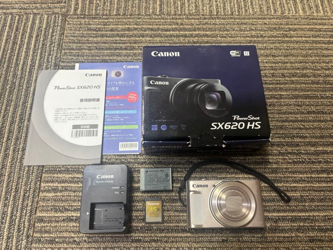 【付属品あり】Canon PowerShot SX620HS ホワイト