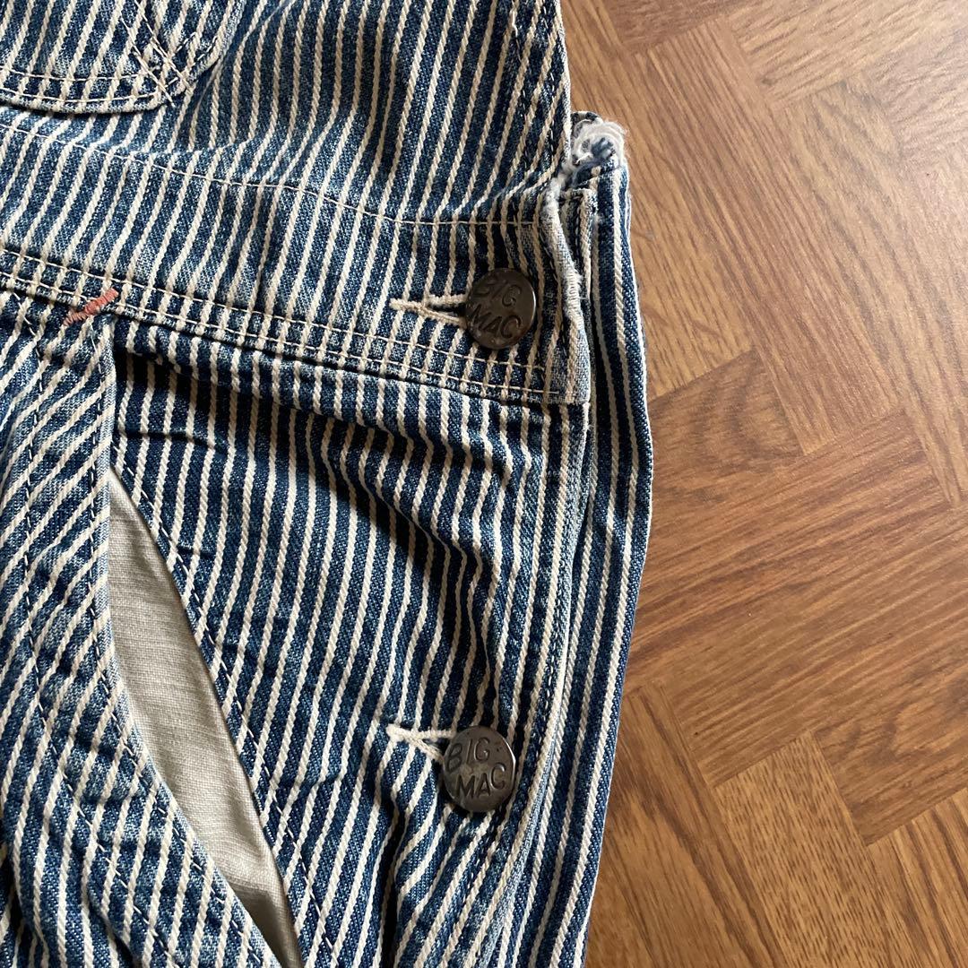 ヴィンテージBIG MAC ストライプ オーバーオール