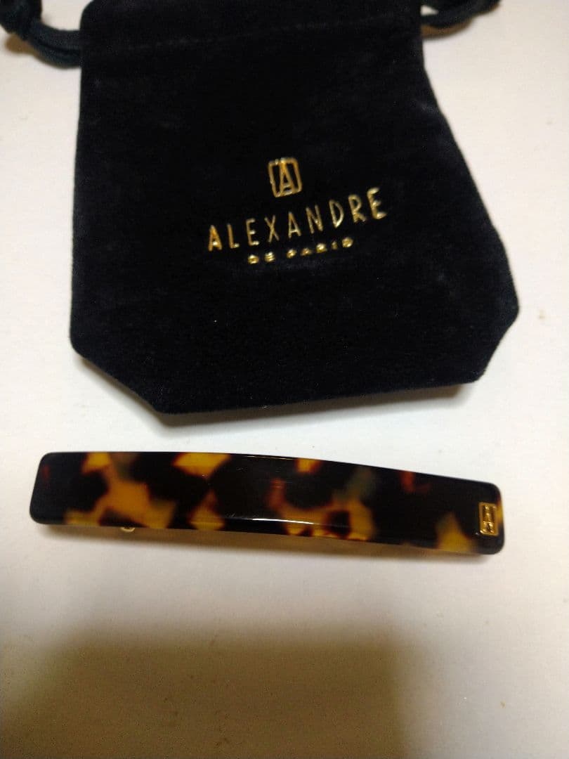 ALEXANDRE DE PARIS べっ甲風 バレッタ