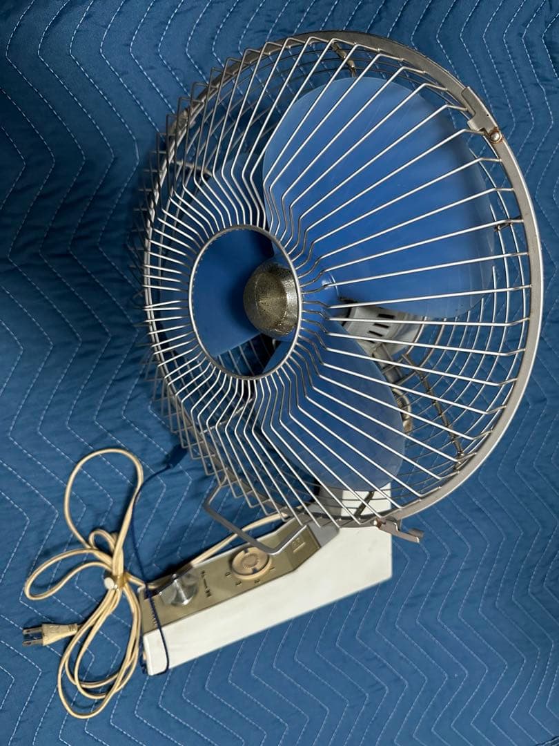 昭和レトロ　壁掛け扇風機　ナショナル ジャンク