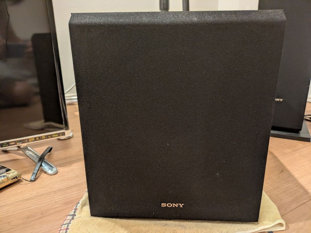 24年7月購入の箱付き。SONY SA-CS9 サブウーファー