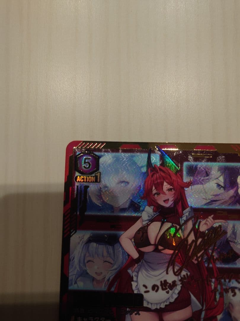 ユニオンアリーナ NIKKE PcSR レッドフード星3箔押しサイン