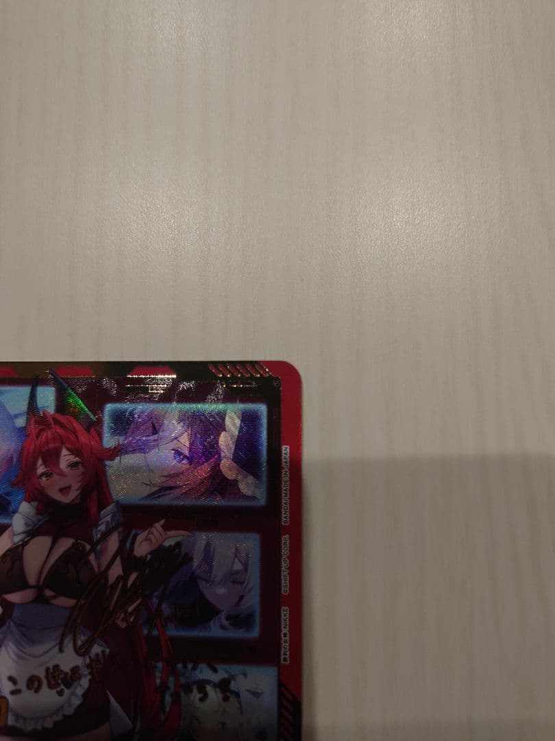 ユニオンアリーナ NIKKE PcSR レッドフード星3箔押しサイン