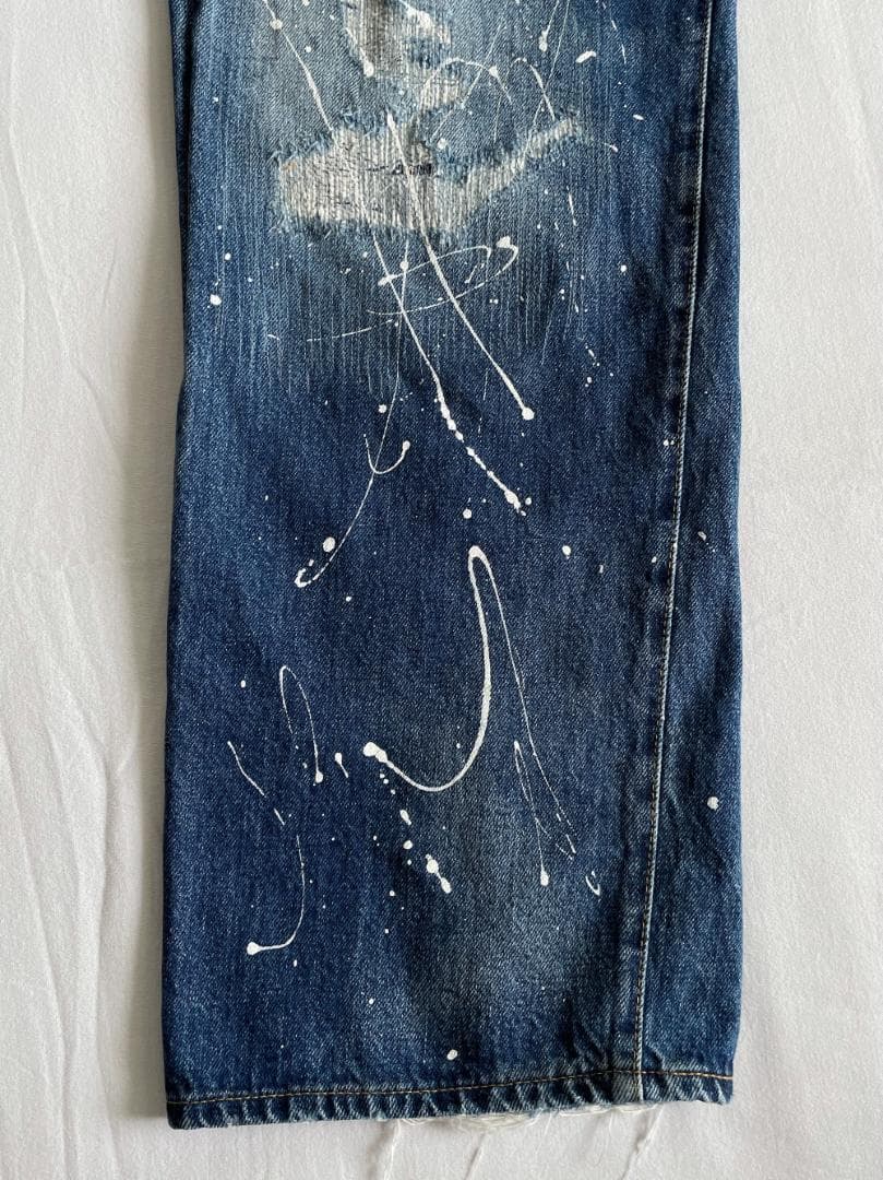 LVC 55年 リーバイス 501xx ペンキ＆リペア加工 デニムパンツ W33