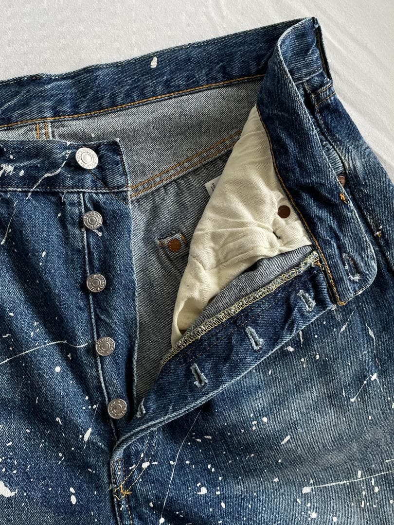 LVC 55年 リーバイス 501xx ペンキ＆リペア加工 デニムパンツ W33