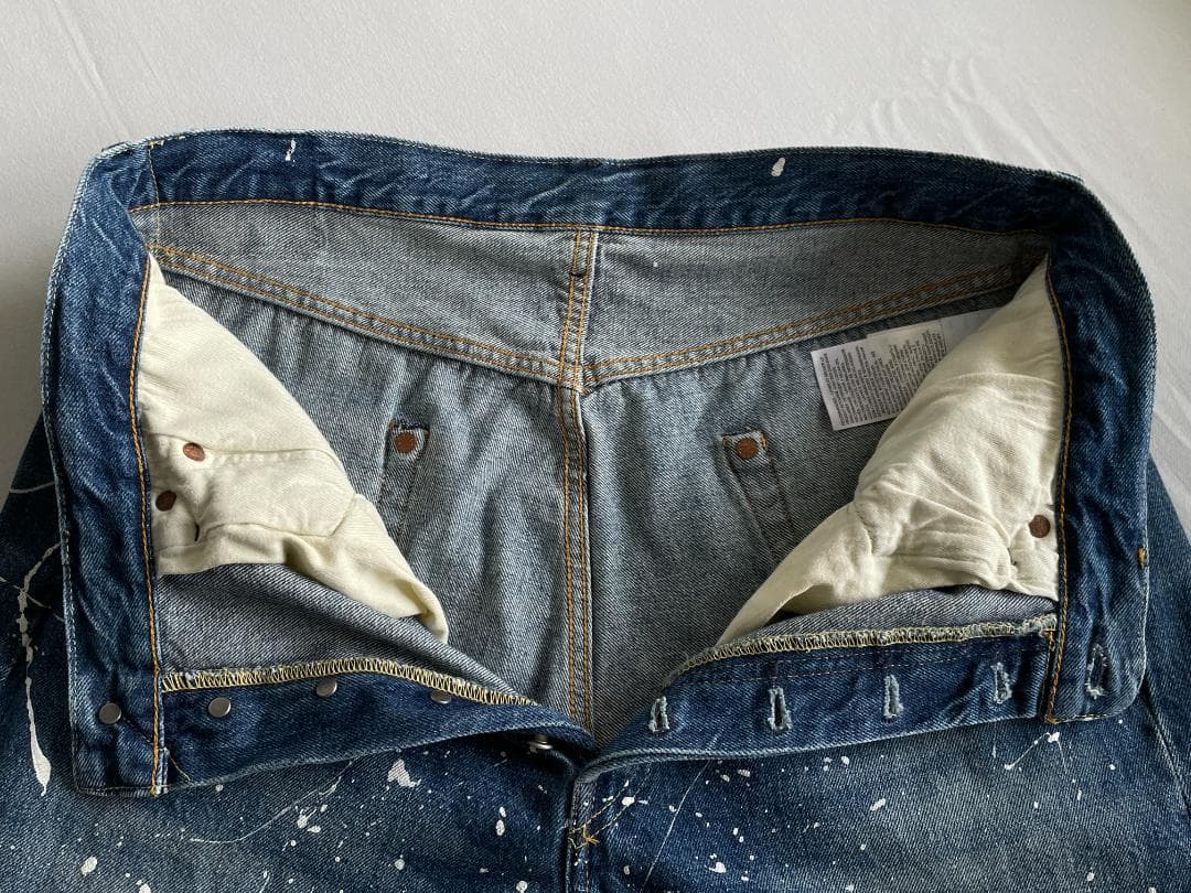 LVC 55年 リーバイス 501xx ペンキ＆リペア加工 デニムパンツ W33