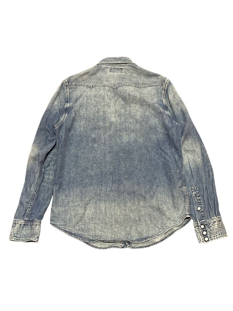 ダブルアールエル　インディゴ　ウエスタンデニムシャツ　M RRL ラルフローレン