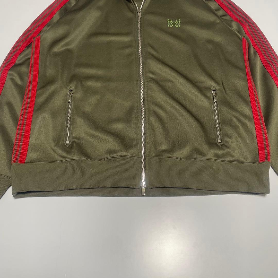 ニードルス トラックジャケット　NS1590 ヌビアン別注　XL カーキ