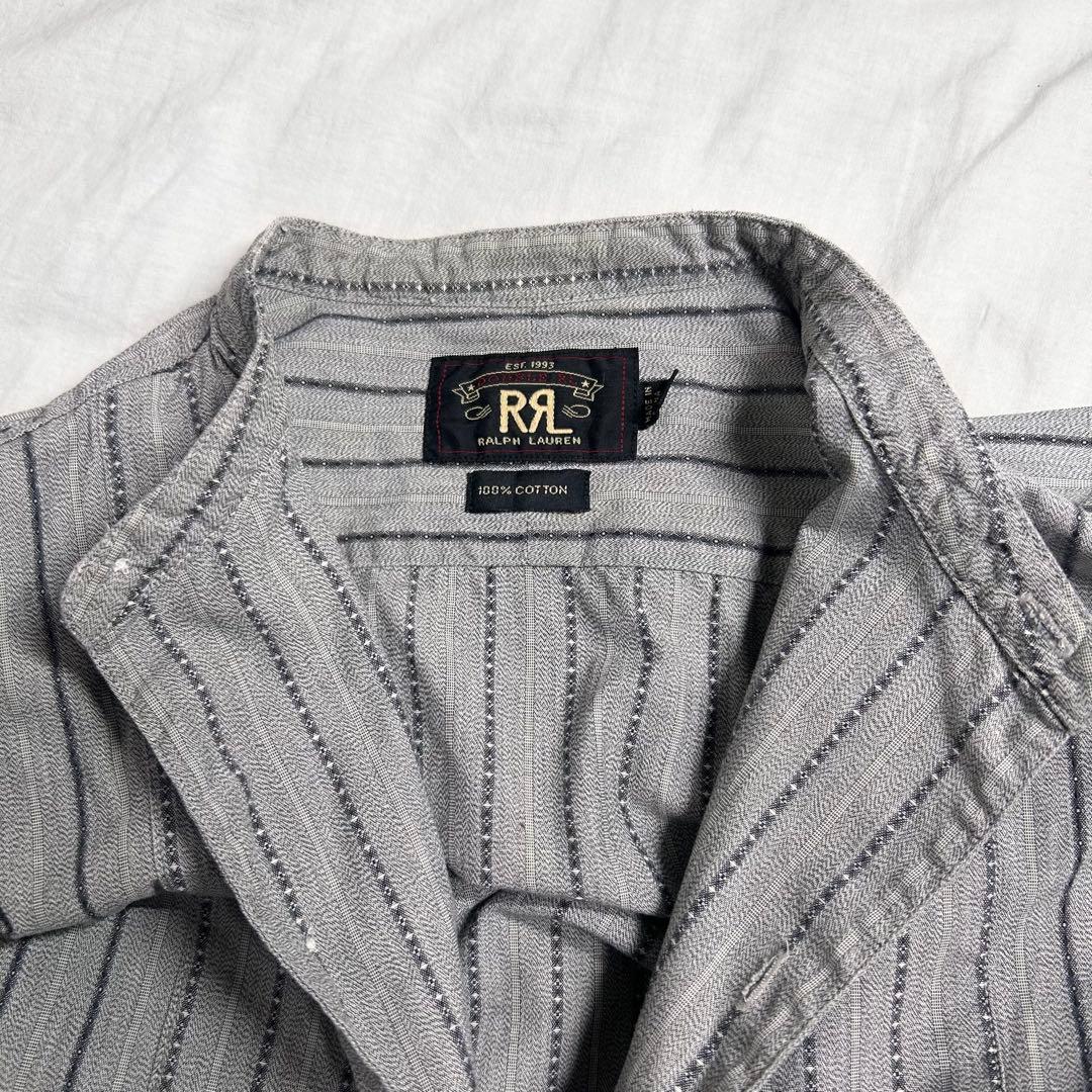 USA(S)⭐︎RRL⭐︎RALPH LAUREN ⭐︎バンドカラーシャツ