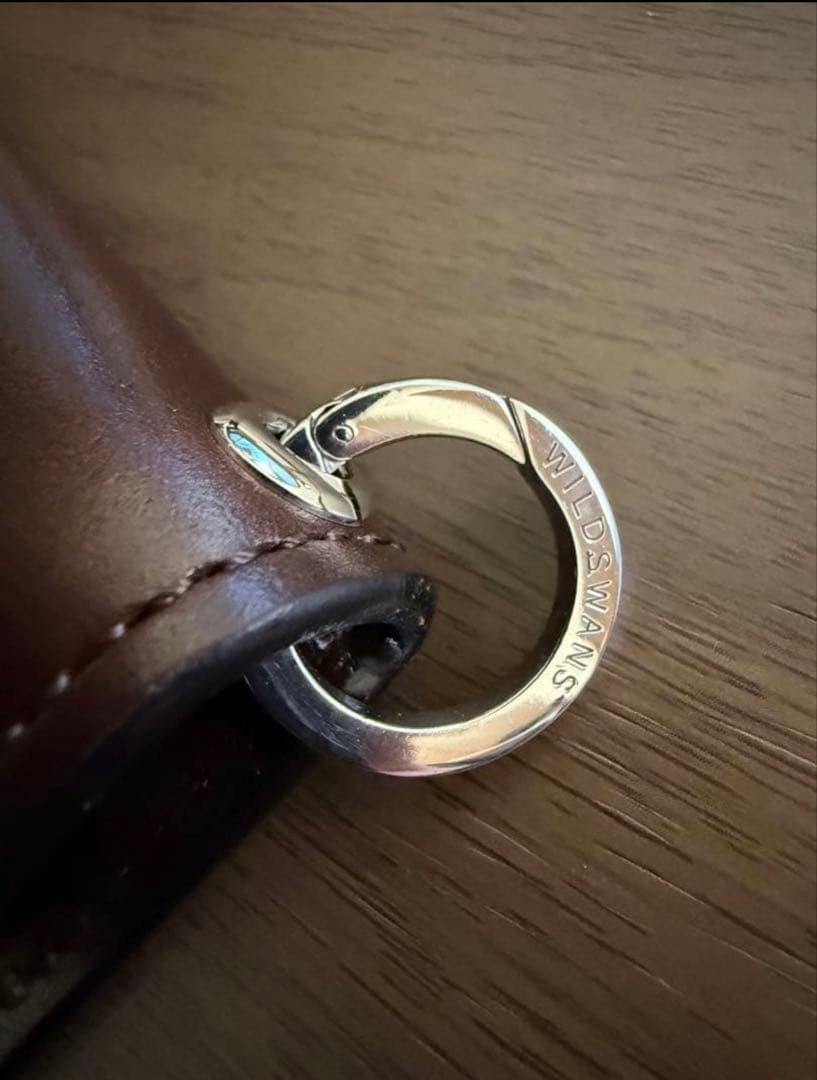 ワイルドスワンズ　タング　アイレット　チョコ　カラビナリングS